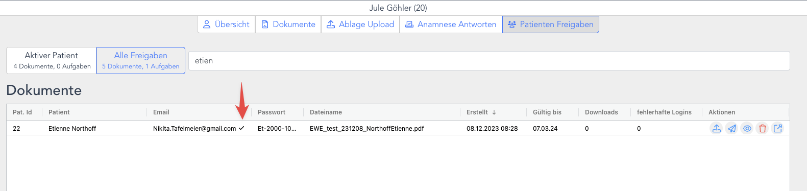 EMail-Prüfung