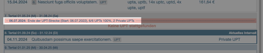 UPT Ende mit Compliance
