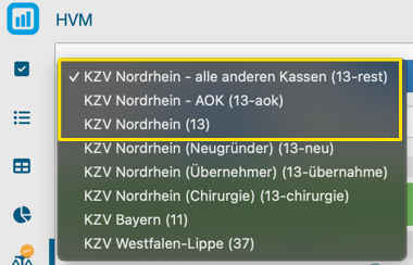 HVM Auswahl