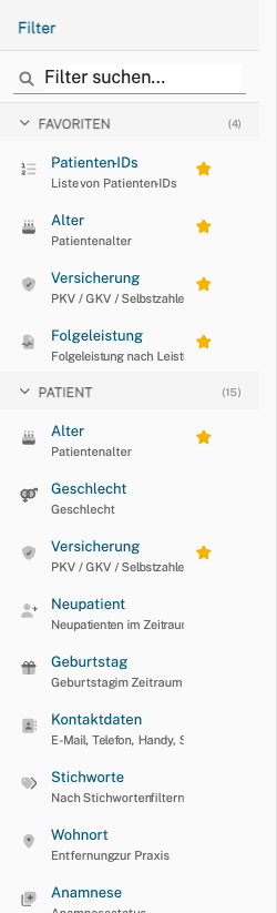 Filter-Sidebar